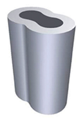 MANCHON A SERTIR ALU POUR CABLE 1.5mm